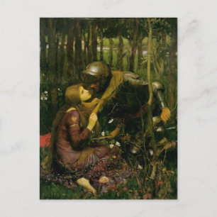 John Waterhouse - Die schöne Dame ohne Mitleid Postkarte