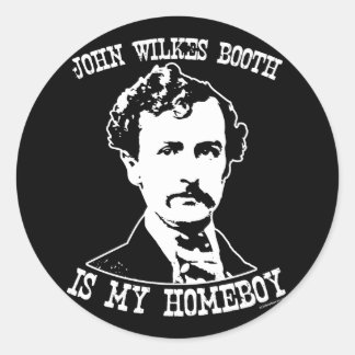 John Welkes Stand ist meine Heimat Runder Aufkleber