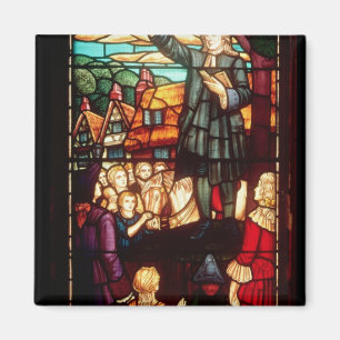 John Wesley, der die Evangelien in England predigt Magnet