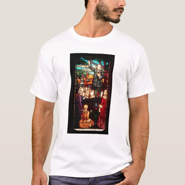 John Wesley, der die Evangelien in England predigt T-Shirt (Vorderseite)