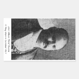 John William "Blind" Boone Rechteckiger Aufkleber