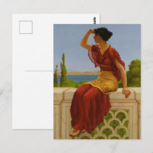 John William Godward, das Signal, der Blick aufs M Postkarte