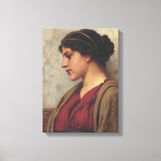 John William Godward: Klassische Schönheit Leinwanddruck