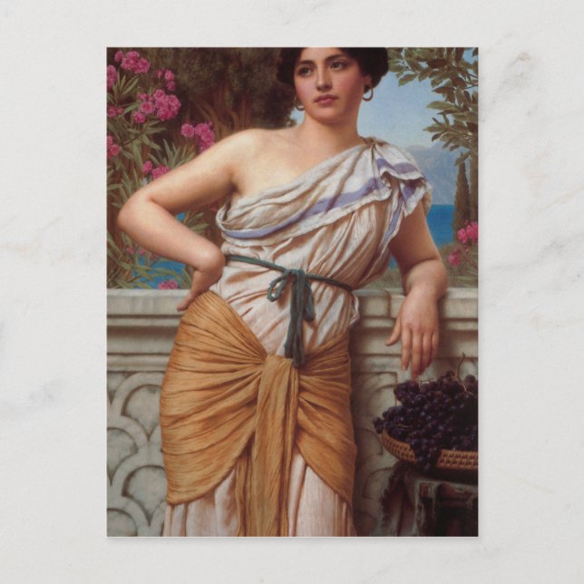 John William Godward - Reverie Postkarte (Vorderseite)
