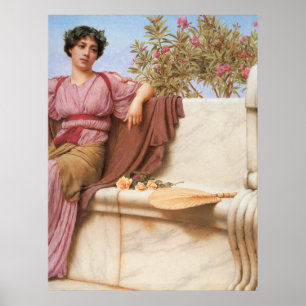 John William Godward - Ruhe 1914 Poster