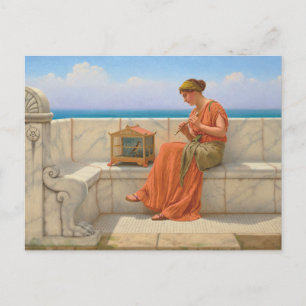 John William Godward Songs and Bird Art Postkarte