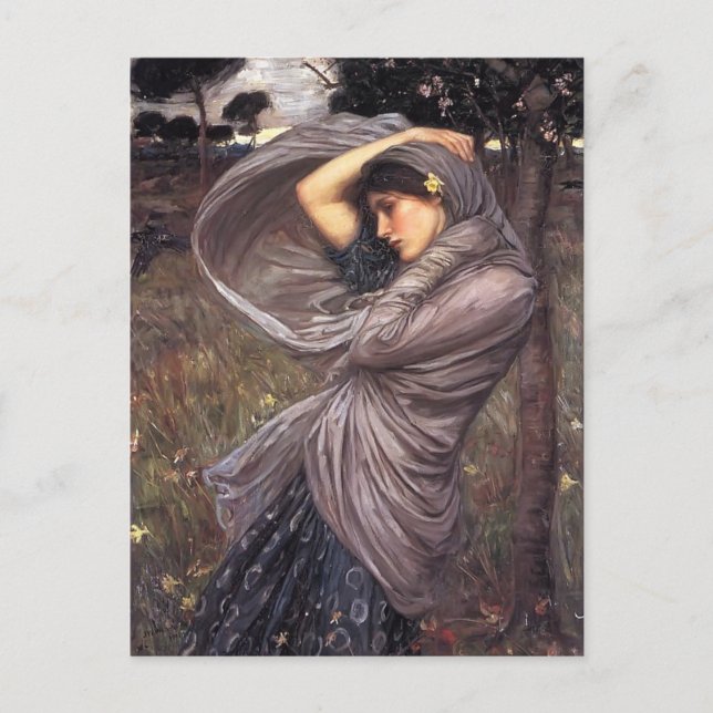 John William Waterhouse - Boreas Postkarte (Vorderseite)