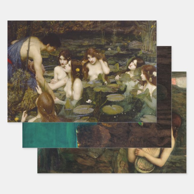 John William Waterhouse Collection, Decoupage Geschenkpapier Set (Set)