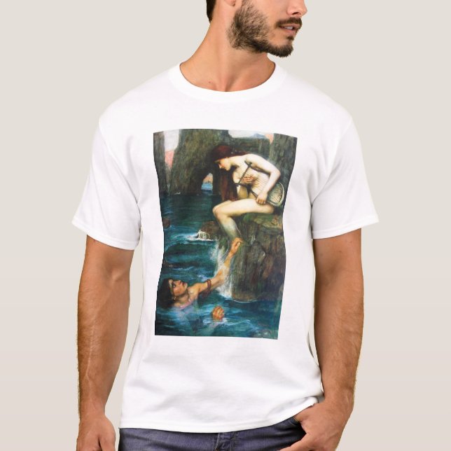 John William Waterhouse der Sirene-T - Shirt (Vorderseite)