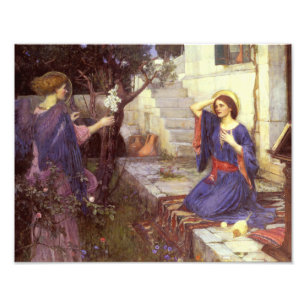 John William Waterhouse - Die Ankündigung Fotodruck