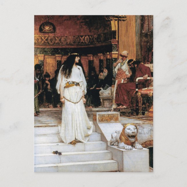 John William Waterhouse Mariamne Verlasse Urteil Postkarte (Vorderseite)