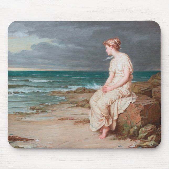 John William Waterhouse Miranda Art Mouse Pad Mousepad (Vorne)