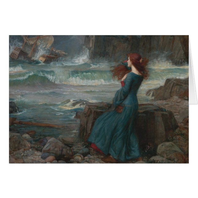 John William Waterhouse - Miranda - The Tempest (Vorderseite (Horizontal))