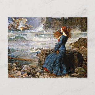 John William Waterhouse - Miranda - The Tempest Postkarte