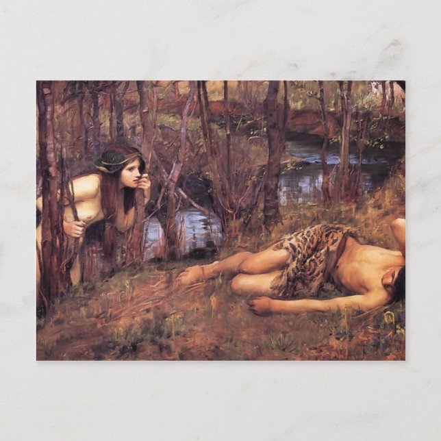 John William Waterhouse - The Naiad Postkarte (Vorderseite)