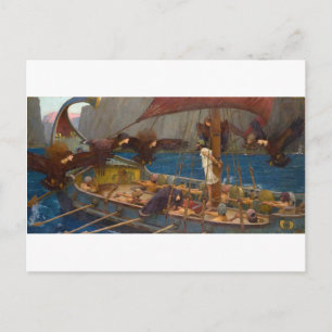 John William Waterhouse - Ulysses und die Sirens Postkarte