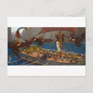 John William Waterhouse - Ulysses und die Sirens Postkarte