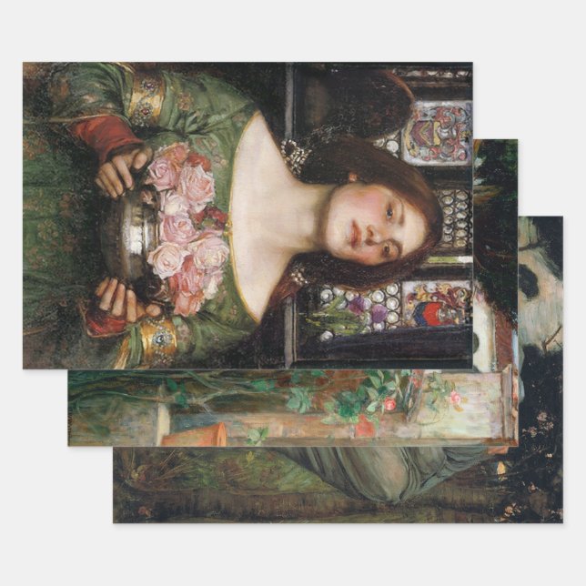 John Williams Waterhouse Pre Raphaelite Geschenkpapier Set (Set)