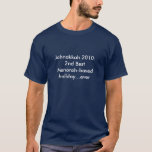 Johnakkah 2010: 2. Bester Menorah-ansässiger T-Shirt<br><div class="desc">Feiern Sie Johnakkah in Art… menorah Stolz!</div>