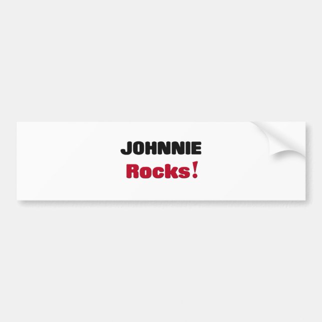 Johnnie-Felsen Autoaufkleber (Vorne)