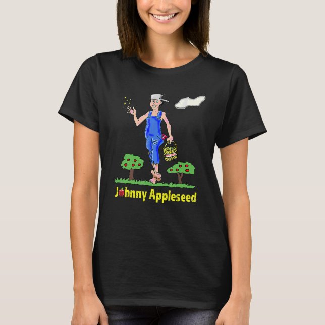 Johnny Appleseed Apple Tree Seed Orchard Nursery T-Shirt (Vorderseite)