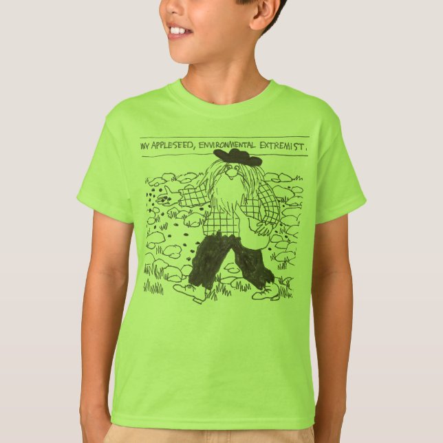 Johnny Appleseed, Klimaextremist T-Shirt (Vorderseite)