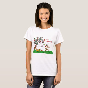 Johnny Appleseed T - Shirt, Tiere und Apfelbaum T-Shirt