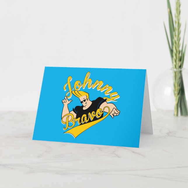 Johnny Bravo Athletic Graphic Karte (Vorderseite)