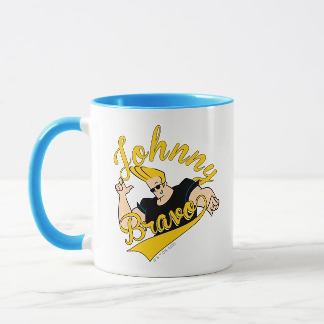 Johnny Bravo Athletic Graphic Tasse (Links)