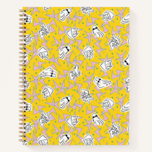 Johnny Bravo Characters Pattern Notizbuch