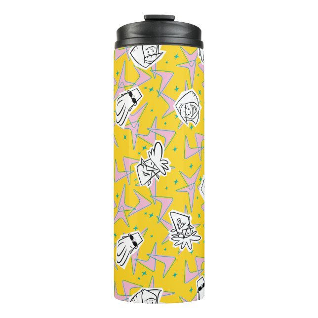 Johnny Bravo Characters Pattern Thermosbecher (Vorderseite)