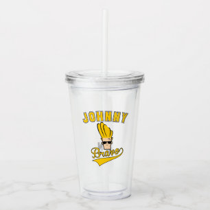 Johnny Bravo Collegiate Graphic Acryltrinkbecher
