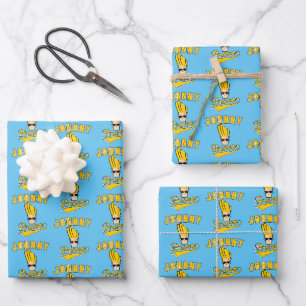 Johnny Bravo Collegiate Graphic Geschenkpapier Set