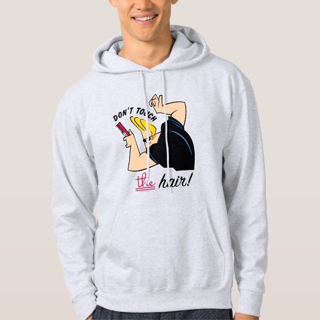 Johnny Bravo Comb - Touch nicht die Haare! Hoodie (Vorderseite)
