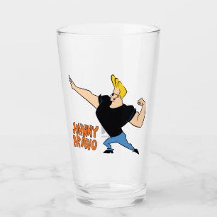 Johnny Bravo Flexing Glas