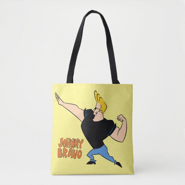 Johnny Bravo Flexing Tasche (Vorderseite)