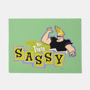 Johnny Bravo - Hey Da Sassy Fußmatte