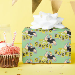 Johnny Bravo - Hey Da Sassy Geschenkpapier