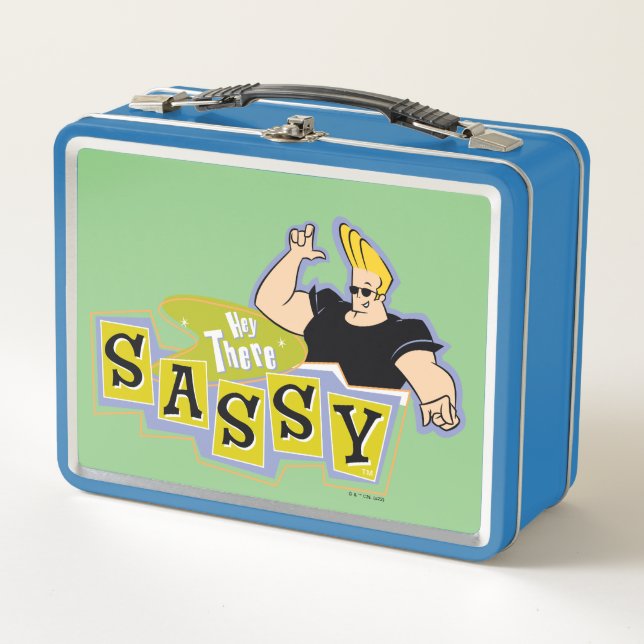 Johnny Bravo - Hey Da Sassy Metall Brotdose (Vorderseite)