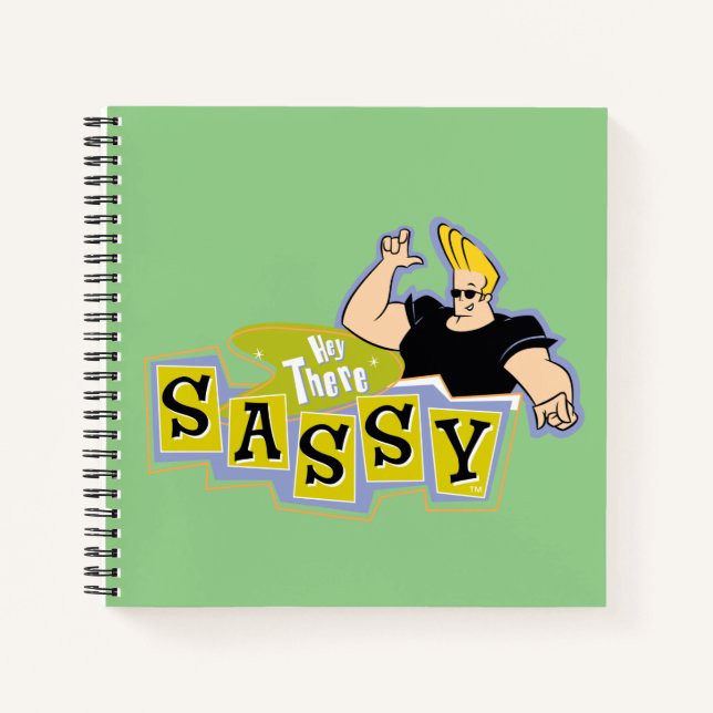 Johnny Bravo - Hey Da Sassy Notizbuch (Vorderseite)
