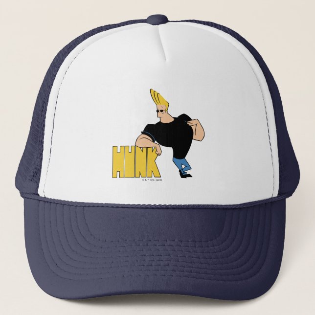 Johnny Bravo - Hunk Truckerkappe (Vorderseite)