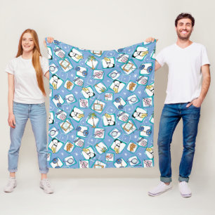Johnny Bravo Icon Pattern Fleecedecke