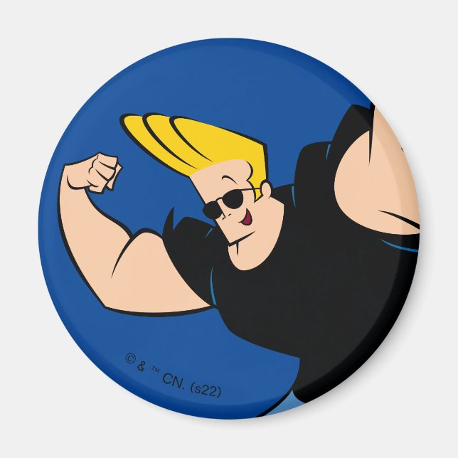 Johnny Bravo Iconic Pose Magnet (Vorne)