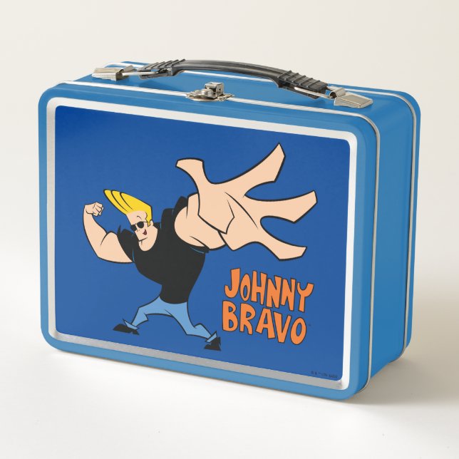 Johnny Bravo Iconic Pose Metall Brotdose (Vorderseite)