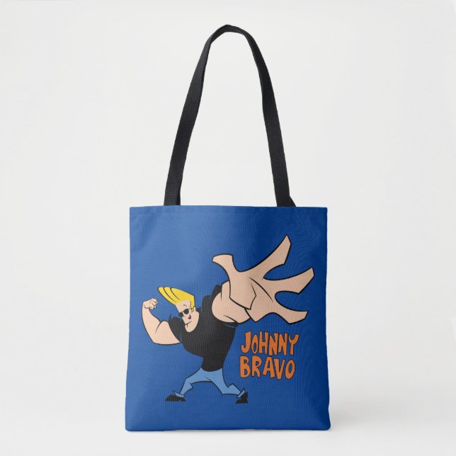 Johnny Bravo Iconic Pose Tasche (Vorderseite)