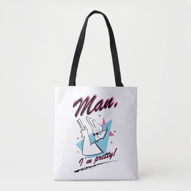 Johnny Bravo - Man I'm Pretty Retro Graphic Tasche (Vorderseite)