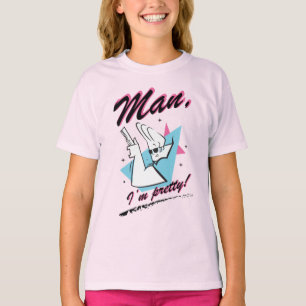 Johnny Bravo - Mann Ich bin Hübsch Retro Graphic T-Shirt