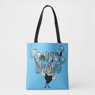 Johnny Bravo Palm Tree Name Tasche