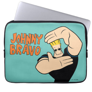 Johnny Bravo Picture Frame Pose Laptopschutzhülle