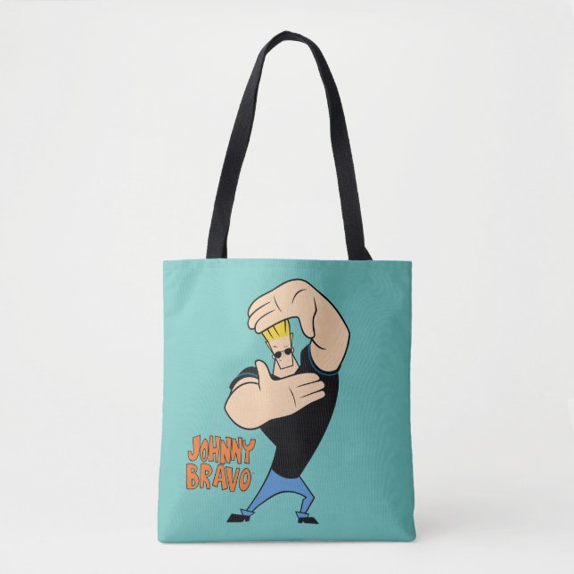 Johnny Bravo Picture Frame Pose Tasche (Vorderseite)
